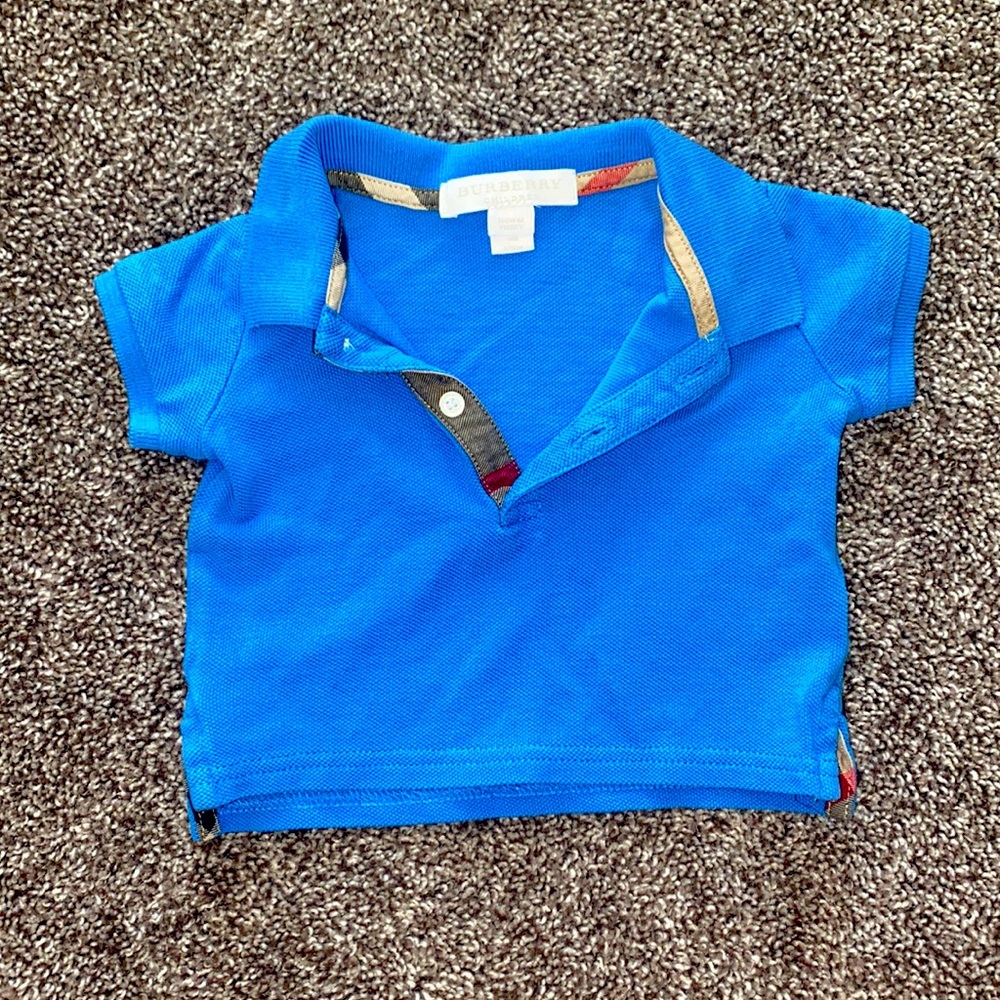 Burberry Baby blue polo